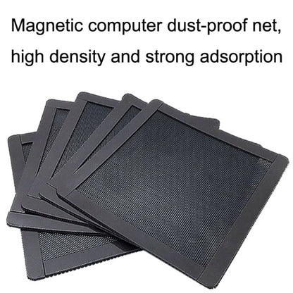 10pcs 12cm With Magnetic Suction PVC Cooling Fan Dust Net Desktop Computer Industrial Fan Filter Cover - Fan Cooling by PMC Jewellery | Online Shopping South Africa | PMC Jewellery