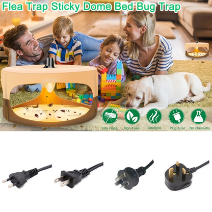 2pcs SK111 Pet Household Flea Lamp Flea Sticky Trapper Flea Capture Device(AU Plug) - Traps by PMC Jewellery | Online Shopping South Africa | PMC Jewellery | Buy Now Pay Later Mobicred