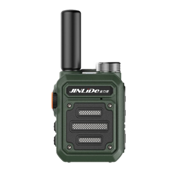 JINLIDE 3-5km 8W 6000mAh Hand-held Walkie Talkie Wireless Copy Frequency Ham Radio(Green) - Handheld Walkie Talkie by PMC Jewellery | Online Shopping South Africa | PMC Jewellery | Buy Now Pay Later Mobicred