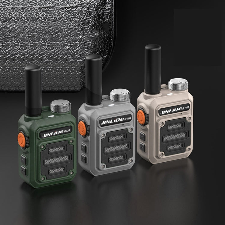 JINLIDE 3-5km 8W 6000mAh Hand-held Walkie Talkie Wireless Copy Frequency Ham Radio(Green) - Handheld Walkie Talkie by PMC TechLife | Online Shopping South Africa | PMC TechLife | Buy Now Pay Later Mobicred