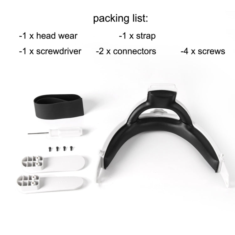 Hifylux Q2-TD79 For Oculus Quest 2 Decompression Comfortable Headband Set VR Glasses Accessories(White) - free shipping - PMC TechLife - Order now!