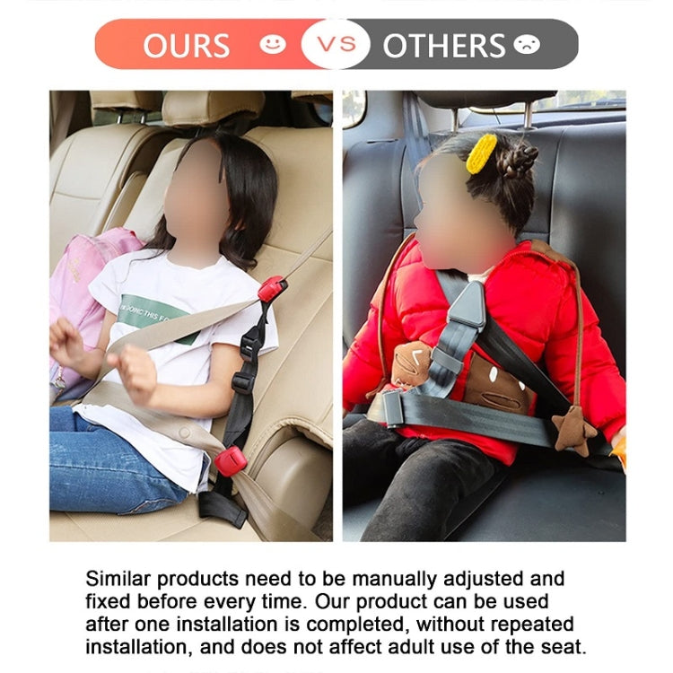Car Child Seat Safety Belt Adjustment Anti-collision Limit Fixer(Blue) - Seat Accessories by PMC TechLife | Online Shopping South Africa | PMC TechLife