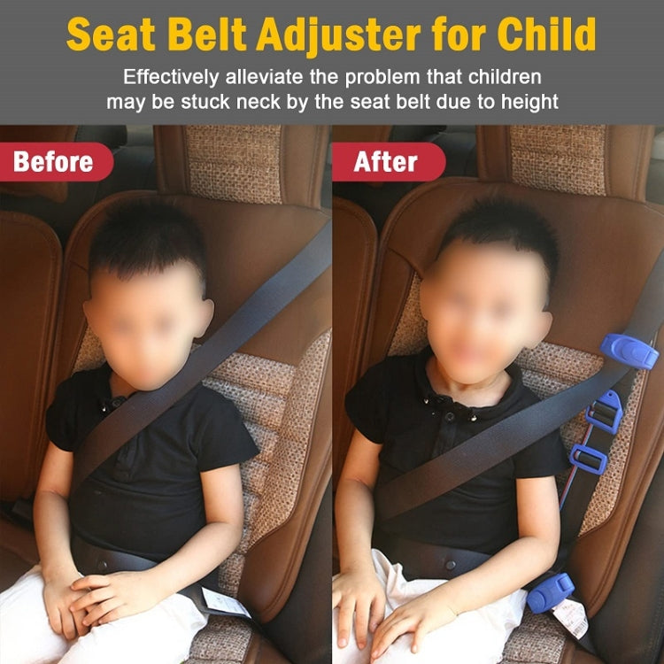 Car Child Seat Safety Belt Adjustment Anti-collision Limit Fixer(Blue) - Seat Accessories by PMC TechLife | Online Shopping South Africa | PMC TechLife