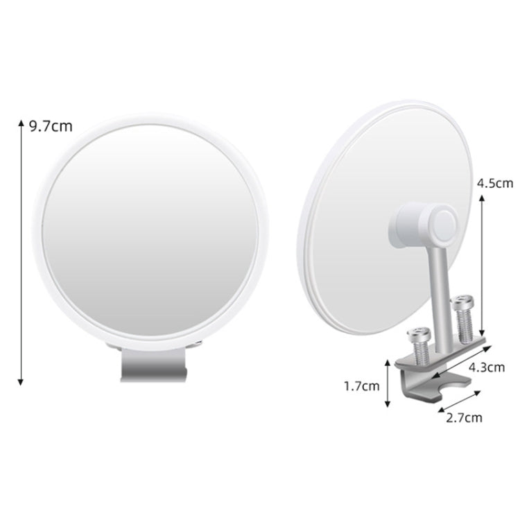 1pair Car Rearview Auxiliary Mirror Blind Spot Viewing Mirror(Silver) - Convex Mirror & Accessories by PMC TechLife | Online Shopping South Africa | PMC TechLife | Buy Now Pay Later Mobicred