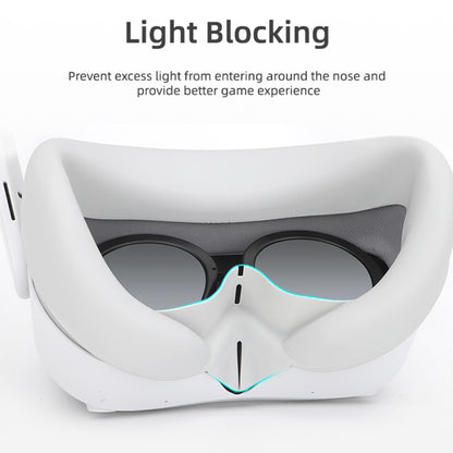 For PICO 4 Hifylux PC-PF26 Silicone Eye Mask VR Glasses Sweat-proof Blackout Case(Black) - VR Accessories by Hifylux | Online Shopping South Africa | PMC Jewellery