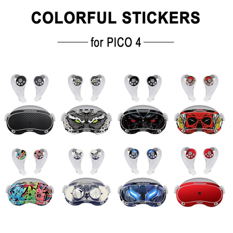 For PICO 4 Hifylux PC-SF19 VR Glasses Handle Head Wearing 3D Body Sensing Game Protection Film Stickers(Mecha Warrior) - VR Accessories by Hifylux | Online Shopping South Africa | PMC Jewellery