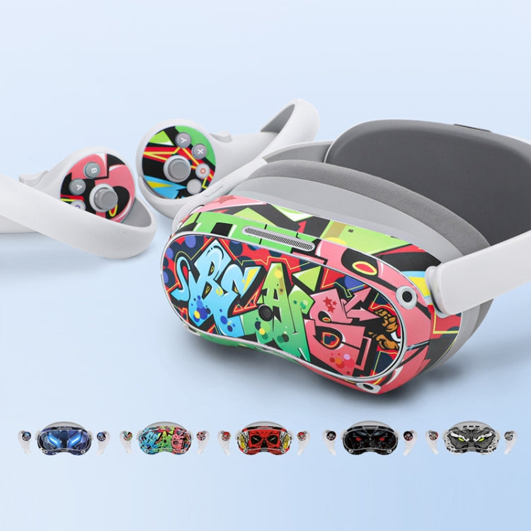 For PICO 4 Hifylux PC-SF19 VR Glasses Handle Head Wearing 3D Body Sensing Game Protection Film Stickers(Mecha Warrior) - VR Accessories by Hifylux | Online Shopping South Africa | PMC Jewellery