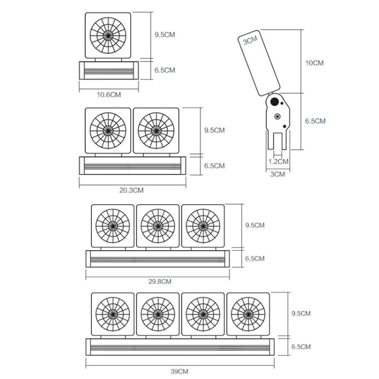 Fish Tank Cooling Fan Cooling Silent Aquarium Fan, Specification: 2 Head EU Plug - Fish Tanks & Accessories by PMC TechLife | Online Shopping South Africa | PMC TechLife | Buy Now Pay Later Mobicred