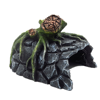 GT023 Resin Turtle Sunbed Climbing Table Stump Hideaway House Sunback Table - Reptile Supplies by PMC Jewellery | Online Shopping South Africa | PMC Jewellery