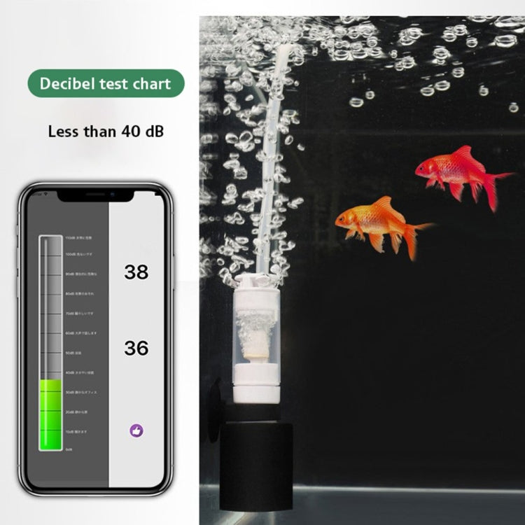 MB-201 Small Fish Tank Aquarium Mini Pneumatic Filter Oxygenator - Air Pumps by PMC Jewellery | Online Shopping South Africa | PMC Jewellery