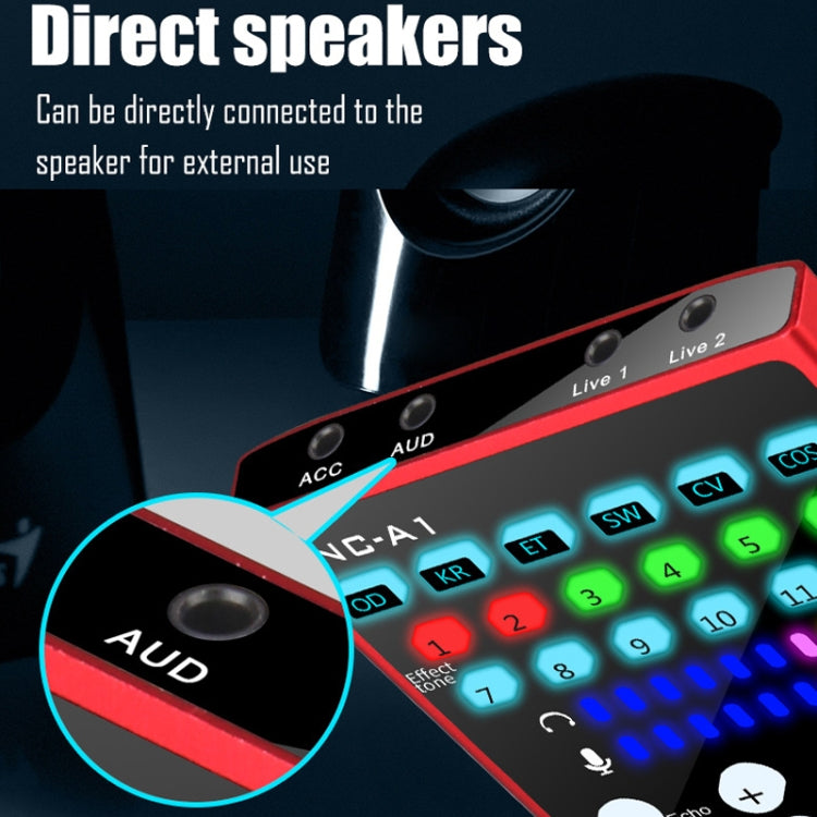 NC-A1 Bluetooth 5.0 Sound Card 12 Kinds Of Sound Effects Support Real-Time Monitoring - Live Sound Effects Processors by PMC Jewellery | Online Shopping South Africa | PMC Jewellery | Buy Now Pay Later Mobicred