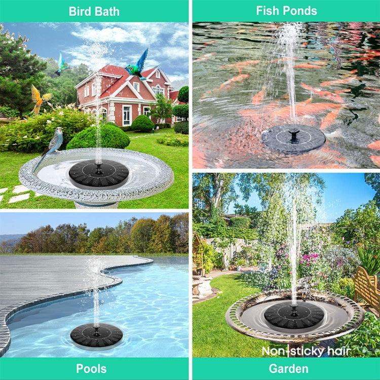 13cm  Solar Water Fountain Pool Outdoor Bird Bath Solar Powered Fountain Floating Water - Pumps by PMC Jewellery | Online Shopping South Africa | PMC Jewellery