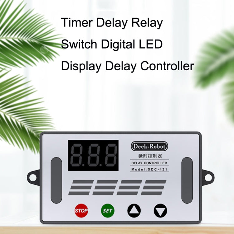 Deek-Robot DDC-431 Timer Delay Relay Switch Digital LED Display Delay Controller - Relay Module by PMC TechLife | Online Shopping South Africa | PMC TechLife