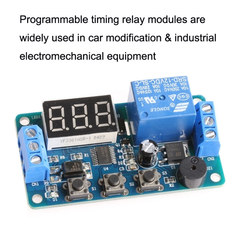 DK-C-01 Anti-Reverse Circuit Delay Relay Module DC12V Timing Delay Controller Module - Relay Module by PMC TechLife | Online Shopping South Africa | PMC TechLife