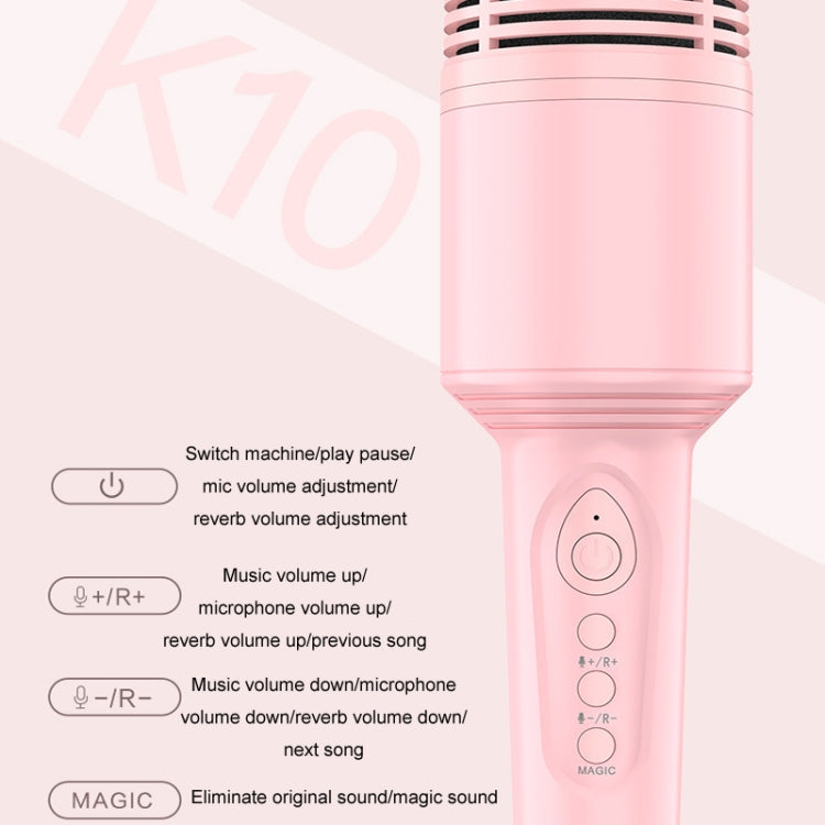 K10 Children Bluetooth Microphone Audio All-In-One Machine(Black) - free shipping - PMC TechLife - Order now!
