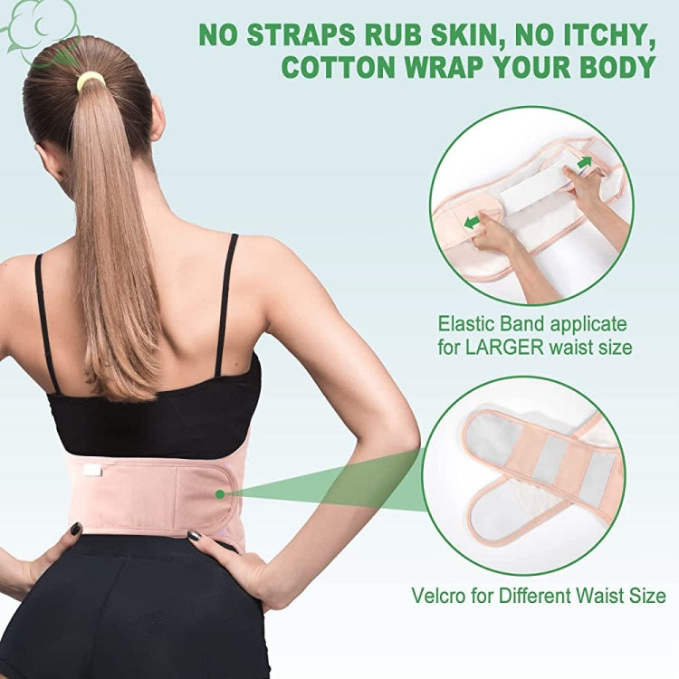 Waist Support Leak-proof Care Aid Package Sleep Conditioning Aids(Khaki) - Massage & Relaxation by PMC TechLife | Online Shopping South Africa | PMC TechLife | Buy Now Pay Later Mobicred