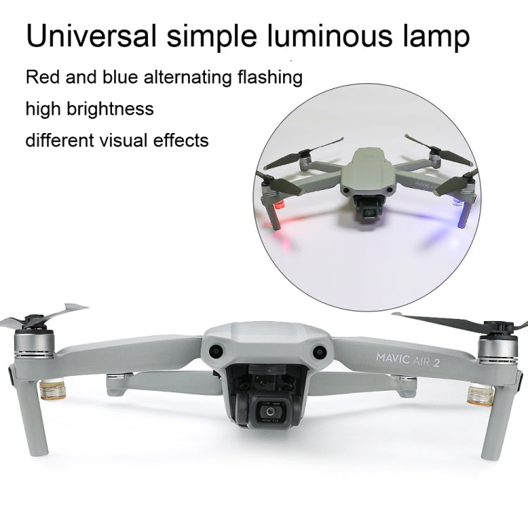 RCSTQ 2pcs Universal Flash Flashing Night Light Drone Accessory - Others by RCSTQ | Online Shopping South Africa | PMC Jewellery | Buy Now Pay Later Mobicred