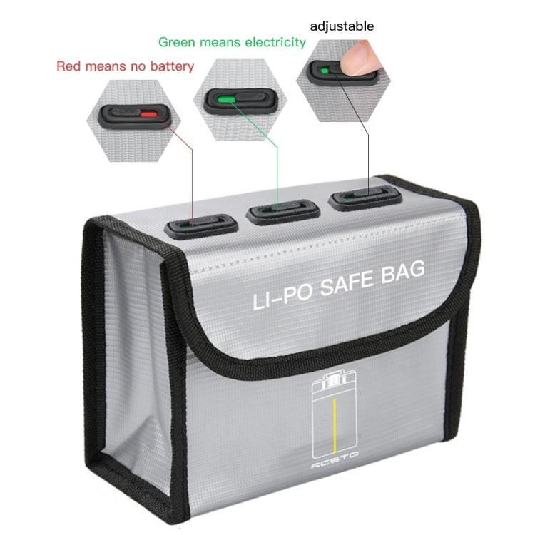 For DJI Mavic Mini 2 SE RCSTQ Battery Explosion-proof Bag Lithium Battery Storage Bag Drone Accessories(Can Hold 1 Battery) - Backpacks & Bags by RCSTQ | Online Shopping South Africa | PMC Jewellery | Buy Now Pay Later Mobicred