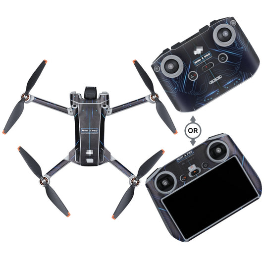 For DJI Mini 3 Pro Remote Control Body Sticker ,Spec: RC With Screen(Future Door) - Stickers by RCSTQ | Online Shopping South Africa | PMC Jewellery | Buy Now Pay Later Mobicred
