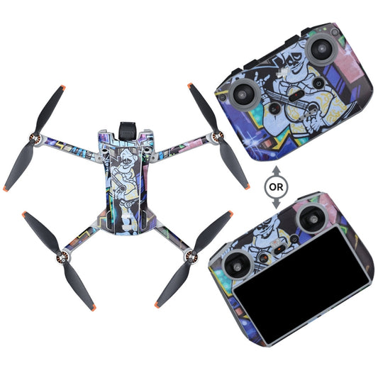 For DJI Mini 3 Pro Remote Control Body Sticker ,Spec: RC With Screen(Guitar Singer) - Stickers by RCSTQ | Online Shopping South Africa | PMC Jewellery | Buy Now Pay Later Mobicred