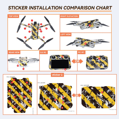 For DJI Mini 3 Pro Remote Control Body Sticker ,Spec: RC With Screen(Boy) - Stickers by RCSTQ | Online Shopping South Africa | PMC Jewellery | Buy Now Pay Later Mobicred