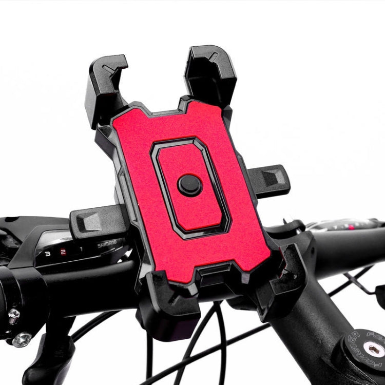 Electric Bike Motorcycle Bicycle Riding Shockproof Navigation Bracket, Color: Blue For Handlebar - Holders by PMC TechLife | Online Shopping South Africa | PMC TechLife | Buy Now Pay Later Mobicred
