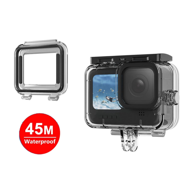 For GoPro Hero11 Black / HERO10 Black / HERO9 Black TELESIN Waterproof Case Full Scene Anti-Fog Underwater Diving Housing - Waterproof Cases by TELESIN | Online Shopping South Africa | PMC Jewellery | Buy Now Pay Later Mobicred