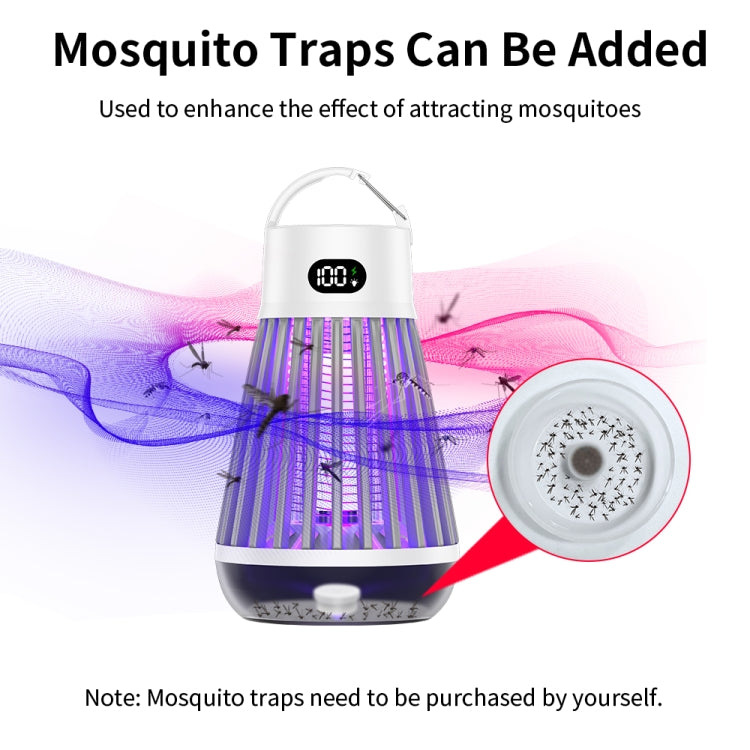 J03 Multi-Functional Digital Display Electric Mosquito Light Portable Home And Outdoor Camping Mosquito Killer(White) - Repellents by PMC Jewellery | Online Shopping South Africa | PMC Jewellery | Buy Now Pay Later Mobicred