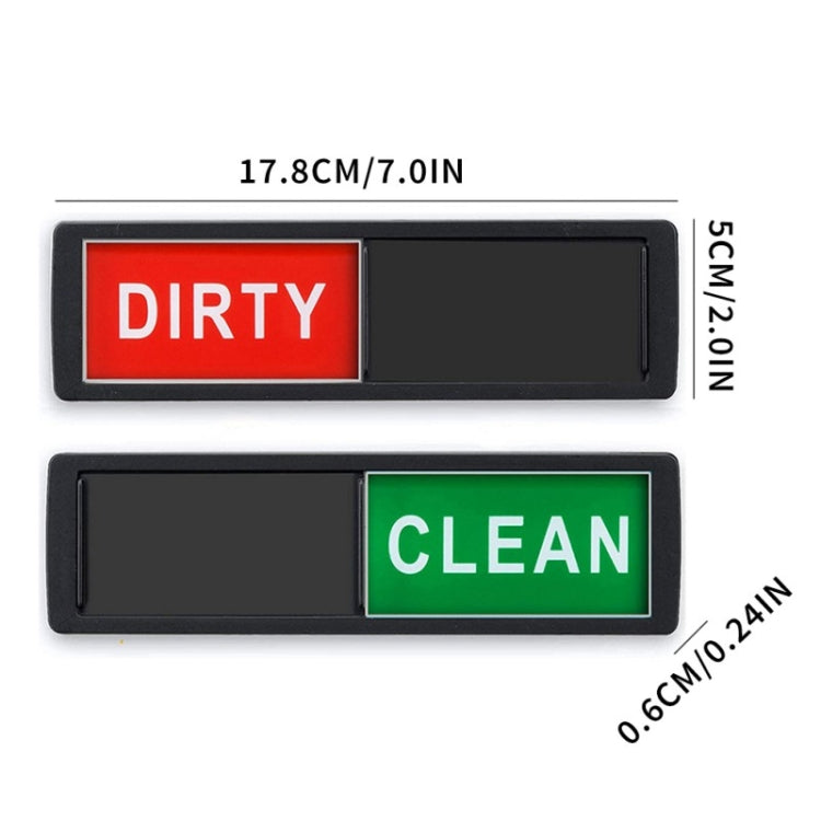 Dishwasher Magnet Clean Dirty Sign Double-Sided Refrigerator Magnet(Silver Gray White) - Dish Washers & Accessories by PMc TechLife | Online Shopping South Africa | PMc TechLife | Buy Now Pay Later Mobicred