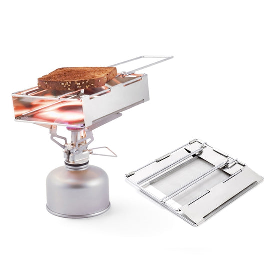 304 Stainless Steel Toaster Grill Toast Rack Foldable Sausage Rack Mini Stove - Cookwares & Tablewares by PMC Jewellery | Online Shopping South Africa | PMC Jewellery | Buy Now Pay Later Mobicred