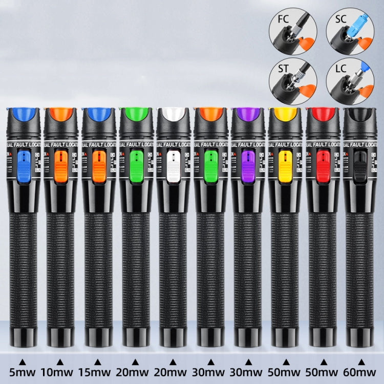 1-60 km Optical Fiber Red Light Pen 5/10/15/20/30/50/60MW Red Light Source Light Pen, Specification: 30mW Green+Orange - Fiber Receiver by PMC Jewellery | Online Shopping South Africa | PMC Jewellery | Buy Now Pay Later Mobicred