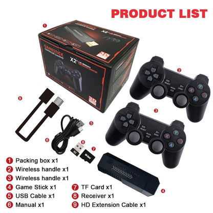 X2 GD10 Y5 2.4G Wireless 4K HD TV Game Console PSP Game Box 128G Built-in 40000+ Games - Pocket Console by PMC Jewellery | Online Shopping South Africa | PMC Jewellery | Buy Now Pay Later Mobicred