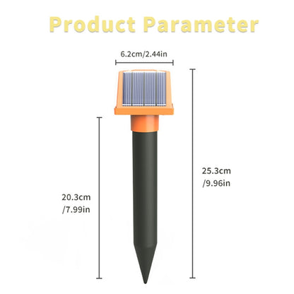 SJZ057 Outdoor IP66 Waterproof Solar Ultrasonic Rat Repeller Orchard Ultrasonic Animal Repeller(Orange) - Outdoor Insect Repellent by PMC Jewellery | Online Shopping South Africa | PMC Jewellery | Buy Now Pay Later Mobicred