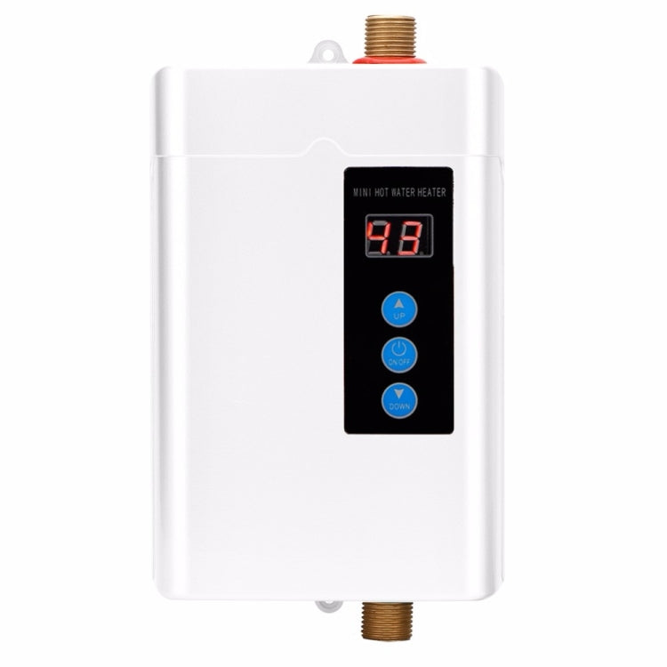 UK Plug 3000W  Electric Water Heater With Remote Control Adjustable Temperate(White) - free shipping - PMC TechLife - Order now!