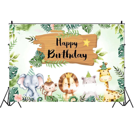 180x180cm Animal Kids Birthday Party Backdrop Cloth Tapestry Decoration Backdrop Banner Cloth - Birthday Party by PMC Jewellery | Online Shopping South Africa | PMC Jewellery | Buy Now Pay Later Mobicred