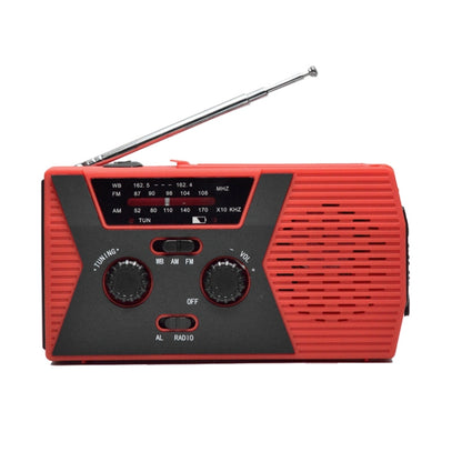 AM/FM/NoAA 2000mAh Emergency Radio Portable Hand Crank Solar Powered Radio(Red) - Radio Player by PMC Jewellery | Online Shopping South Africa | PMC Jewellery | Buy Now Pay Later Mobicred