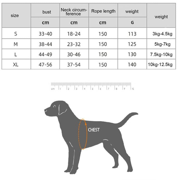 Pet Vest Harness + Traction Rope Set Reflective Breathable Dog Cat Harness, Size: S(Pink) - Leashes by PMC TechLife | Online Shopping South Africa | PMC TechLife