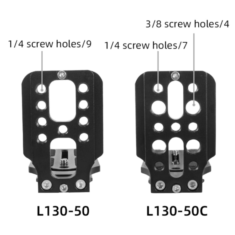 BEXIN  L130-50C Camera Quick Release Plate L-shaped Vertical Board - L-Bracket by BEXIN | Online Shopping South Africa | PMC TechLife | Buy Now Pay Later Mobicred