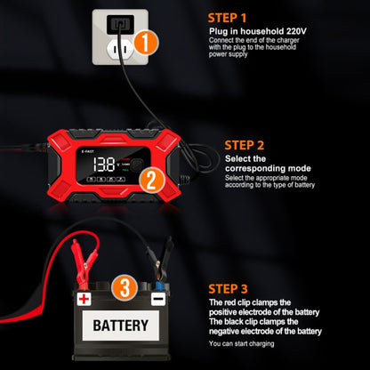 E-FAST 12V Motorcycle Car Battery Emergency Start Charger(US Plug) - Power Bank by E-FAST | Online Shopping South Africa | PMC Jewellery