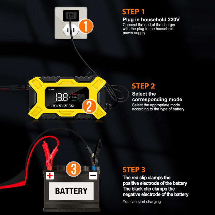 E-FAST 12V Motorcycle Car Battery Emergency Start Charger(AU Plug) - Power Bank by E-FAST | Online Shopping South Africa | PMC Jewellery | Buy Now Pay Later Mobicred