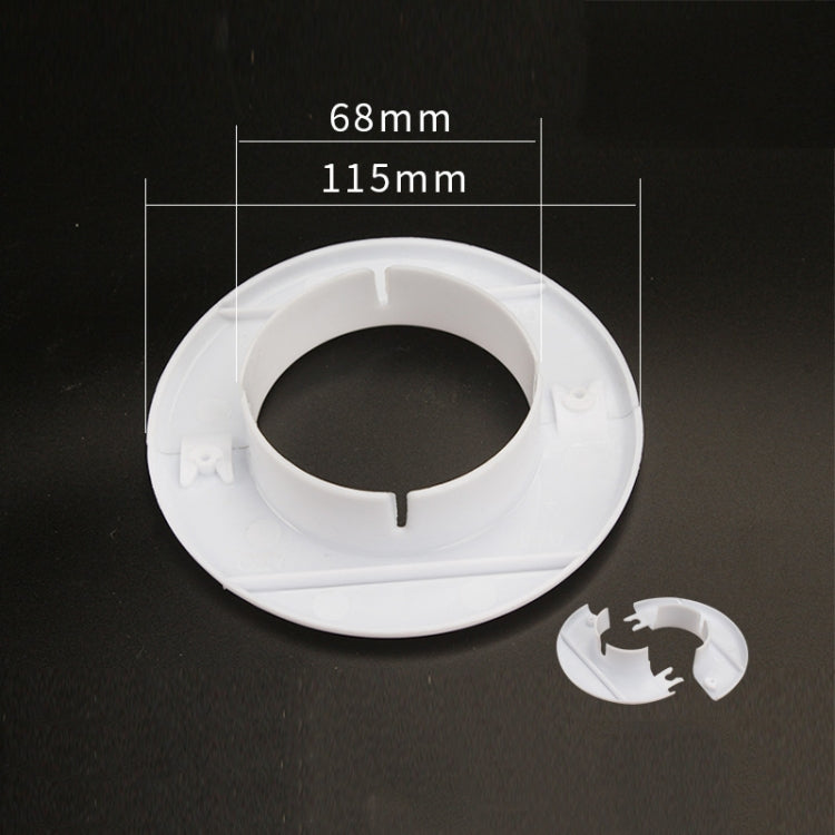 68mm Split Air Conditioning Wall Hole Decorative Cover Plug - Furniture Accessories by PMC TechLife | Online Shopping South Africa | PMC TechLife