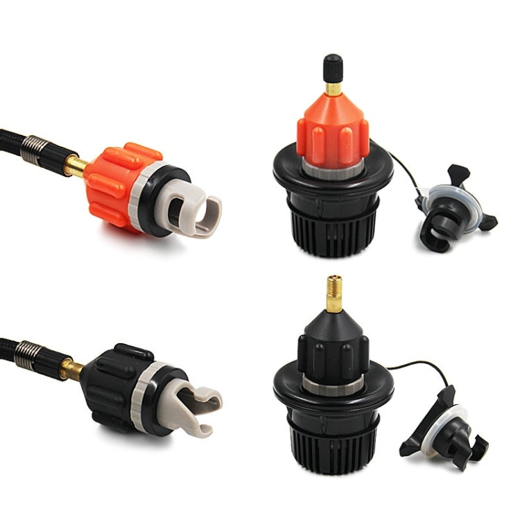 Surfing Paddle Board Adapter Inflatable Air Valve Conversion Air Nozzle(Black) - Marine Accessories & Parts by PMC TechLife | Online Shopping South Africa | PMC TechLife