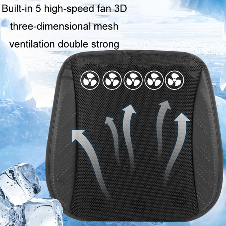 Multifunctional USB Fan Ventilation Heat Dissipation Car Seat Cushion(Navy) - Seat Accessories by PMC TechLife | Online Shopping South Africa | PMC TechLife | Buy Now Pay Later Mobicred