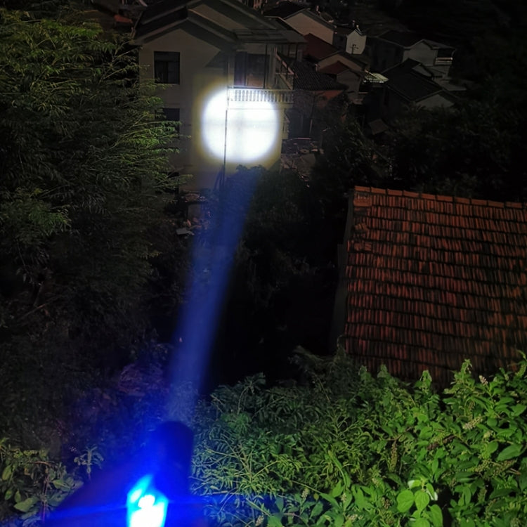 XHP50  Lamp Bead Super Bright LED Flashlight Telescopic Zoom Waterproof Torch With Lampshade - LED Flashlight by PMC TechLife | Online Shopping South Africa | PMC TechLife