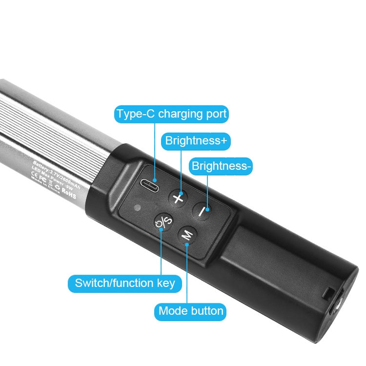 RGB 39 LEDs Photography Fill Light LED Handheld Live Stick Light -  by PMC TechLife | Online Shopping South Africa | PMC TechLife | Buy Now Pay Later Mobicred