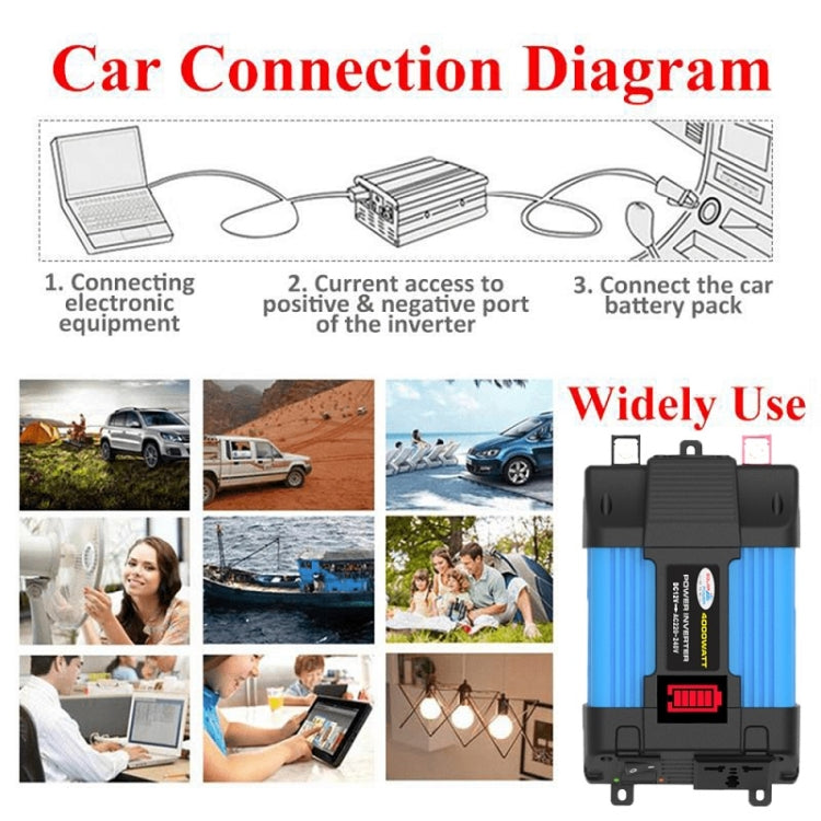 12V-110V 300W SOLIKE TECH Vehicle Inverter Sine Wave Convertor Auto Inverter - Pure Sine Wave by SOLIKE TECH | Online Shopping South Africa | PMC Jewellery | Buy Now Pay Later Mobicred