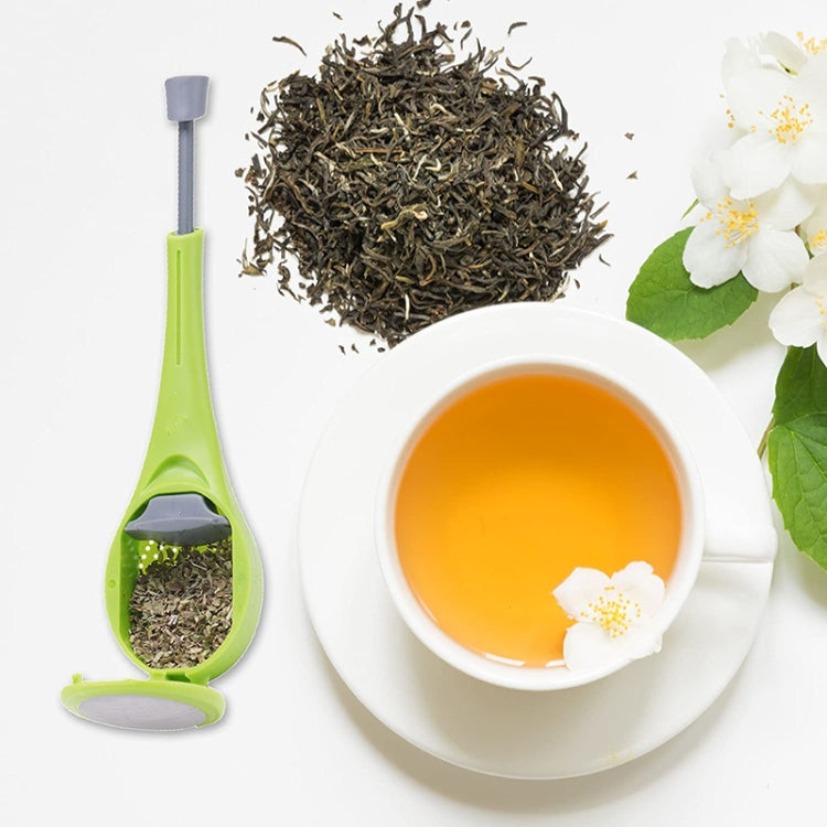 Tea Strainer Reusable Tea Infuser Built-In Plunger Portable Food-Grade Plastic Tea&Coffee Strainer - Tea Strainers by PMC TechLife | Online Shopping South Africa | PMC TechLife | Buy Now Pay Later Mobicred
