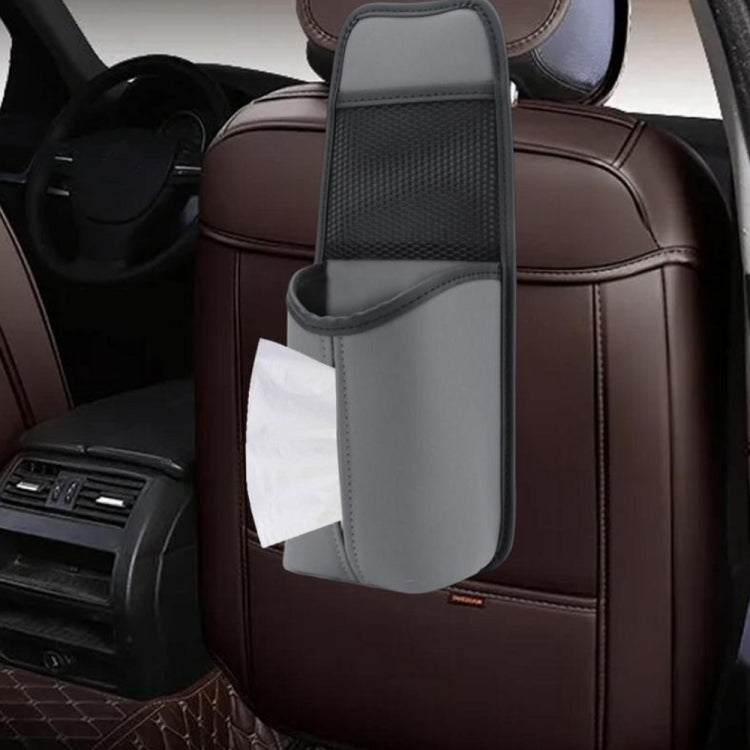 Car Seat Leather Multifunctional Tissue Water Cup Storage Hanging Bag(Red) - Stowing Tidying by PMC TechLife | Online Shopping South Africa | PMC TechLife | Buy Now Pay Later Mobicred