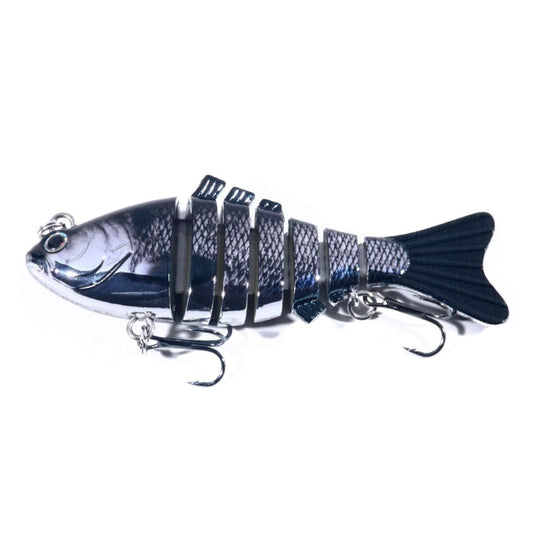 HENGJIA 10cm 24g Bionic Multi-Section Fish Bait Plastic Electroplating Fake Bait(4) - Fishing Lures by HENGJIA | Online Shopping South Africa | PMC Jewellery | Buy Now Pay Later Mobicred