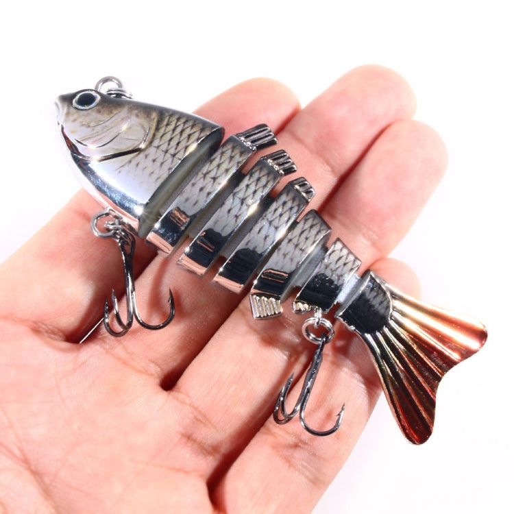 HENGJIA 10cm 24g Bionic Multi-Section Fish Bait Plastic Electroplating Fake Bait(2) - Fishing Lures by HENGJIA | Online Shopping South Africa | PMC TechLife | Buy Now Pay Later Mobicred